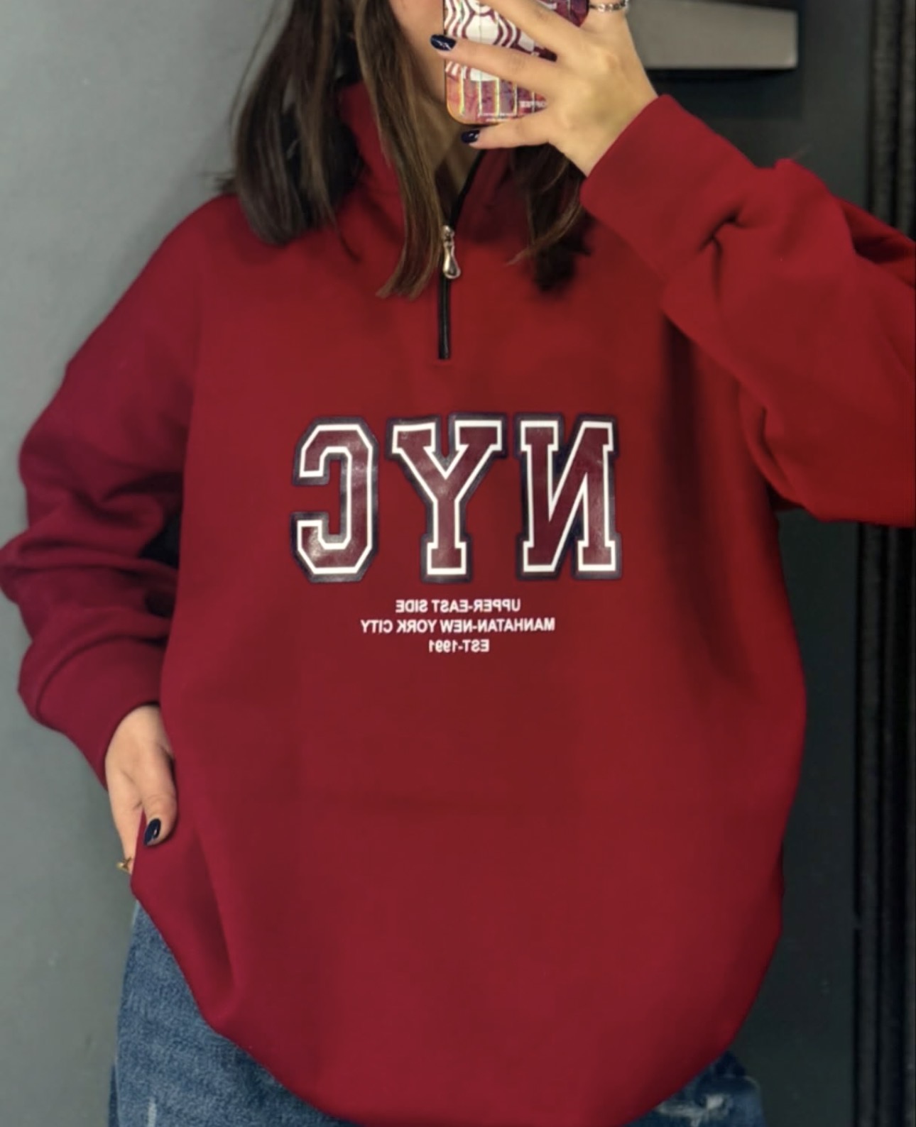 دورس نیم زیپ تو کرکی مدل ان وای سی