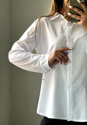 شومیز نخ سفید مدل مردانه